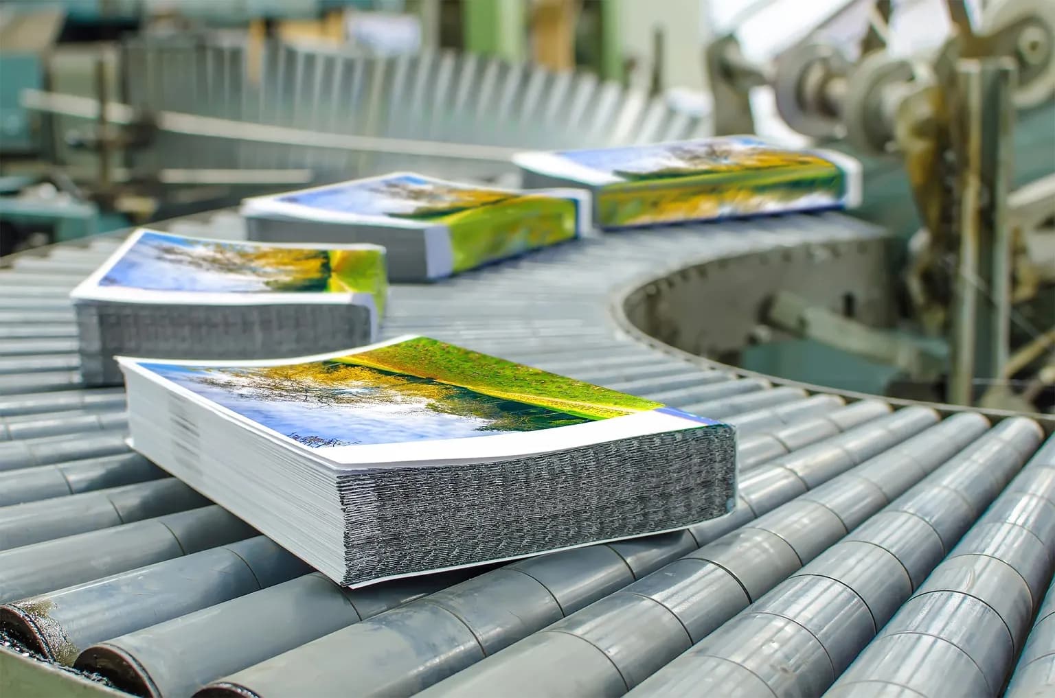 Livres sur la chaîne de production Booksline